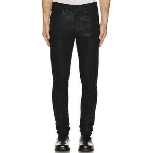 MONFRÈRE Brando Men's Size 36x34 Coated Greyson Skinny Jeans Noir Star Sky Pants